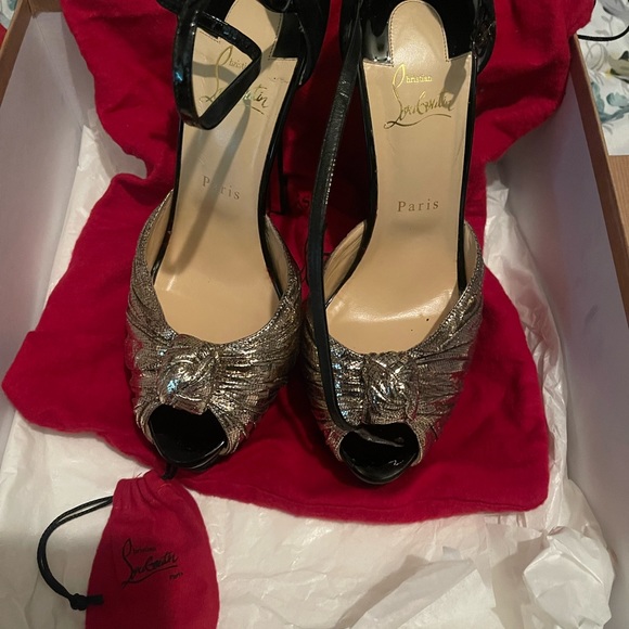 AUTHENTIC MARCHAVEKEL LAME MERCURE/PATENT 150 PLATINE - Picture 7 of 7